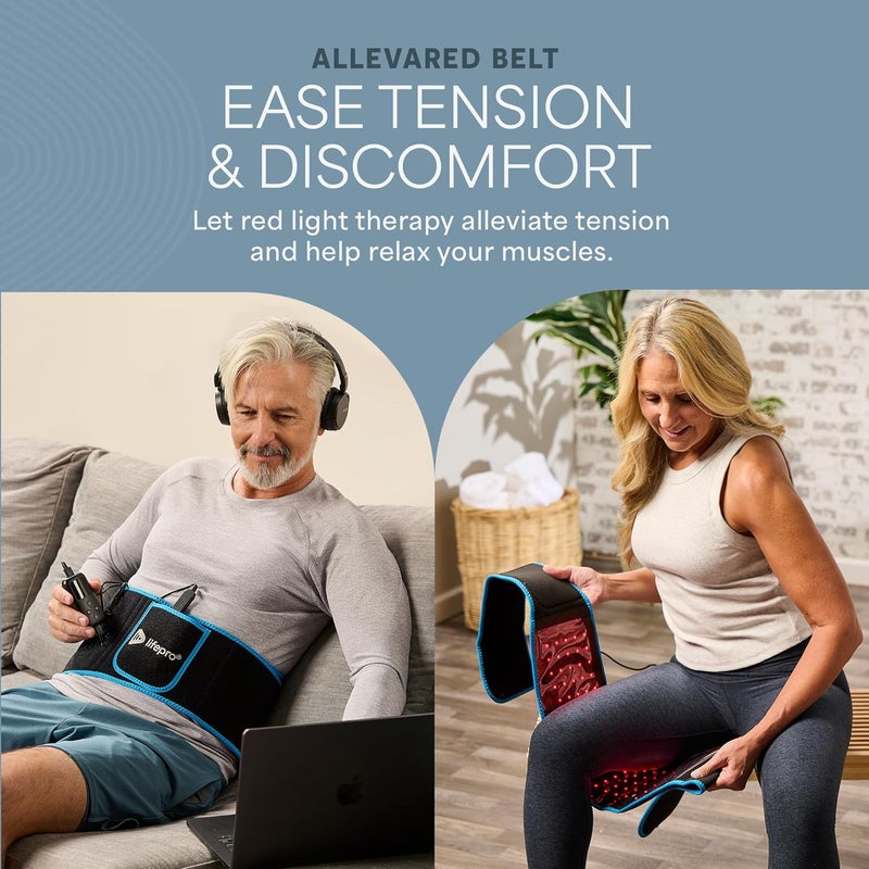 Lifepro Red Light Therapy Belt - Professional Infrared Light Therapy for Muscle Relaxation and Improved Circulation - Image 2